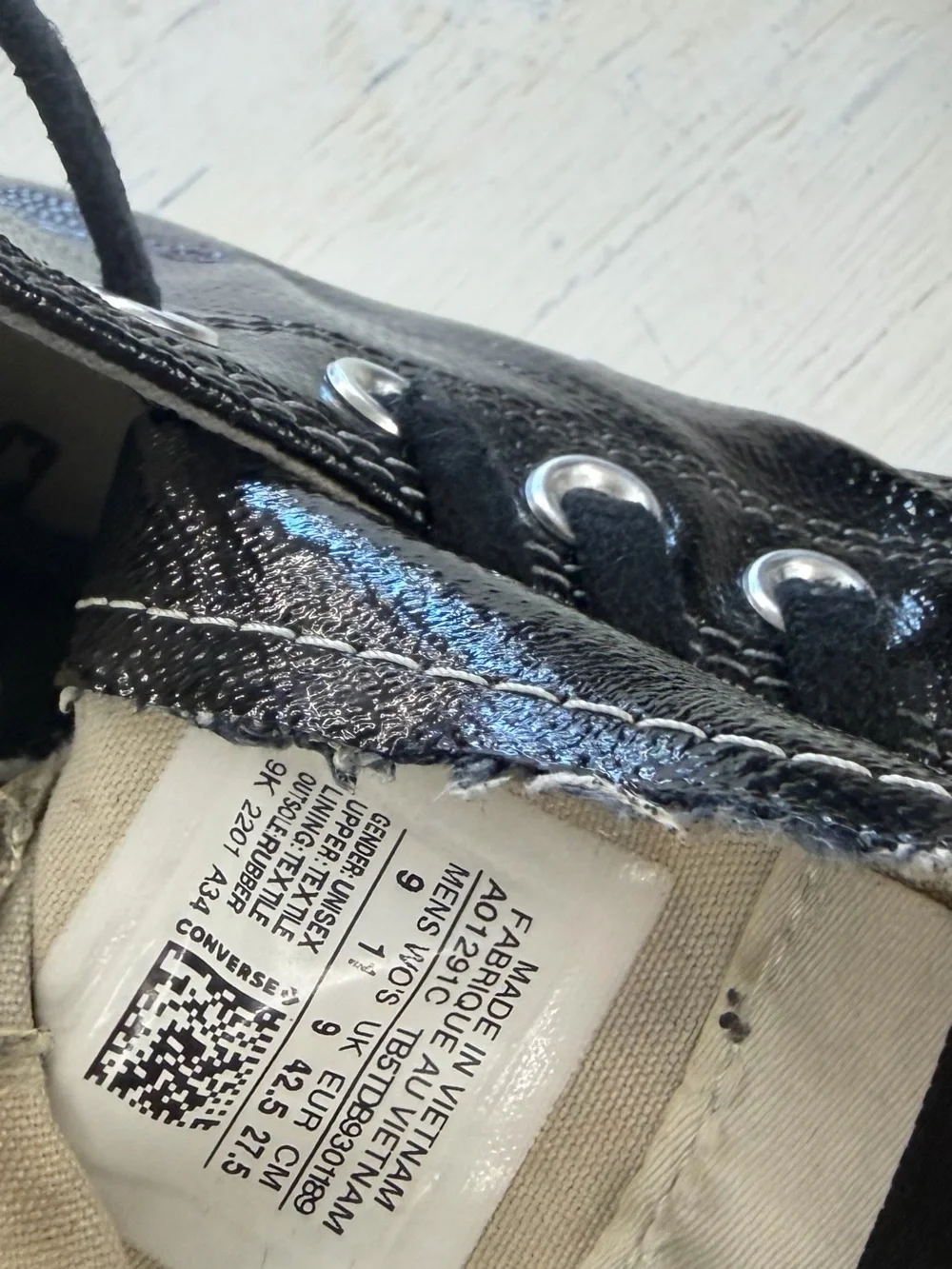 Converse size